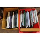 Various volumes on landscape and natural history art (two boxes)