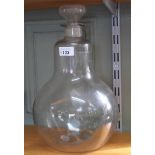 A large decanter,