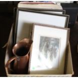 Sepia photos of Epping Forest, copper jug,