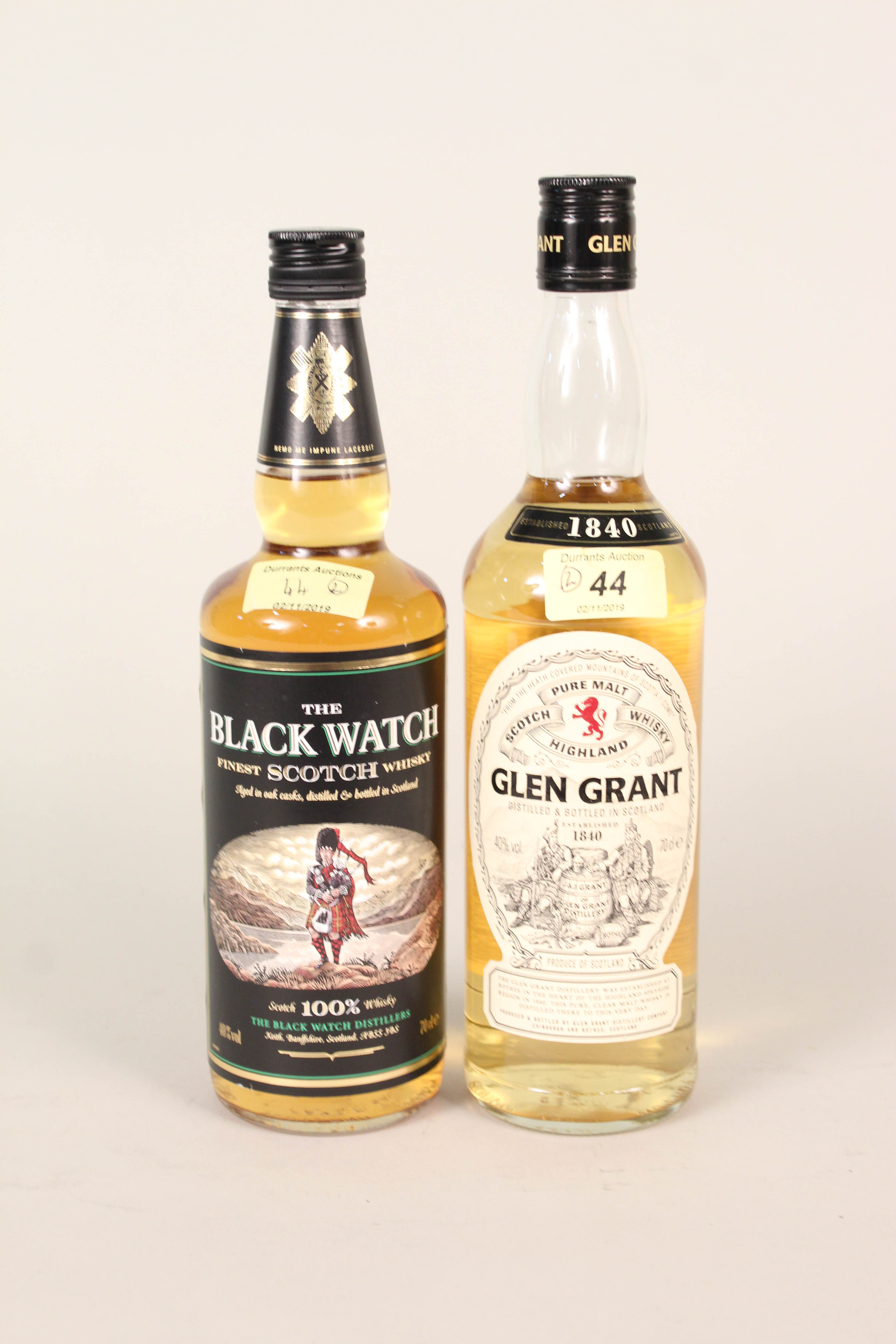 Glen Grant Highland Whisky plus Black Watch Whisky