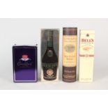 Boxed Bells 8 year Whisky, Glenmorangie 10 year Whisky,