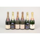 Six bottles, Moet & Chandon 1966 Dry Imperial, Moet & Chandon Premier Cuvee,