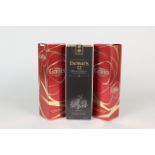 Two boxed bottles of Grants Blended Whisky plus Dewars 12 year Special Reserve Blended Whisky