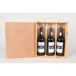 A case containing three bottles of Smith Woodhouse 1994 vintage port