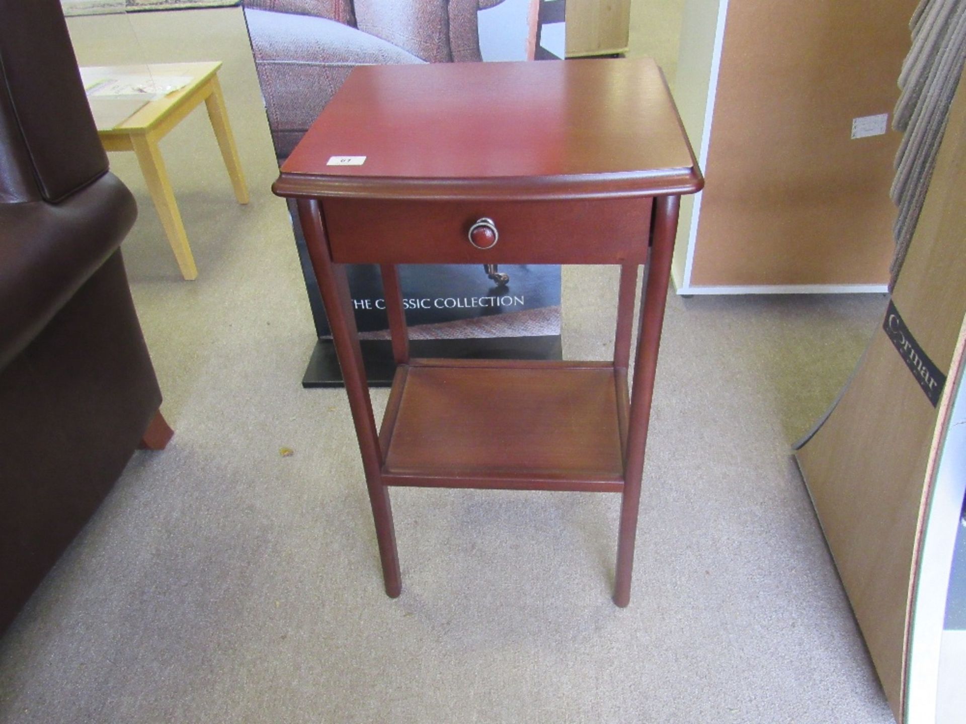 Sutcliffe hall table, light mahogany finish, 6916,