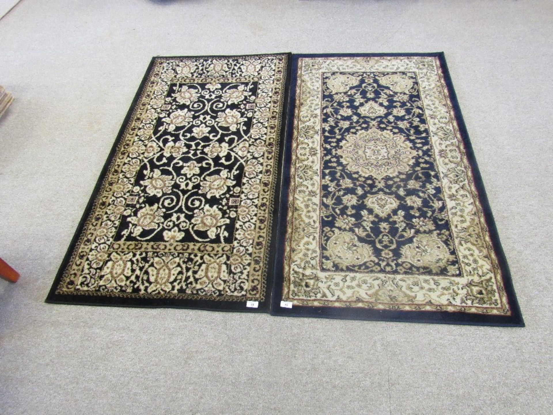 Assorted rugs x 2, 80 x 150, Garrods,