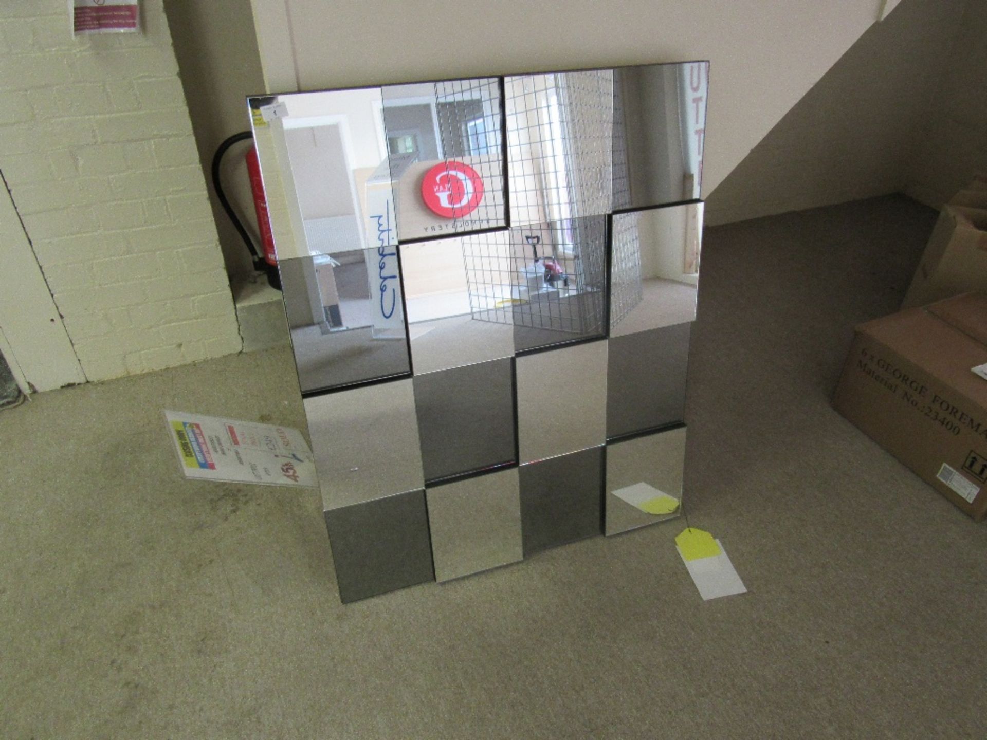 Mirror, brit 4 grey 40 x 32, Brittania,