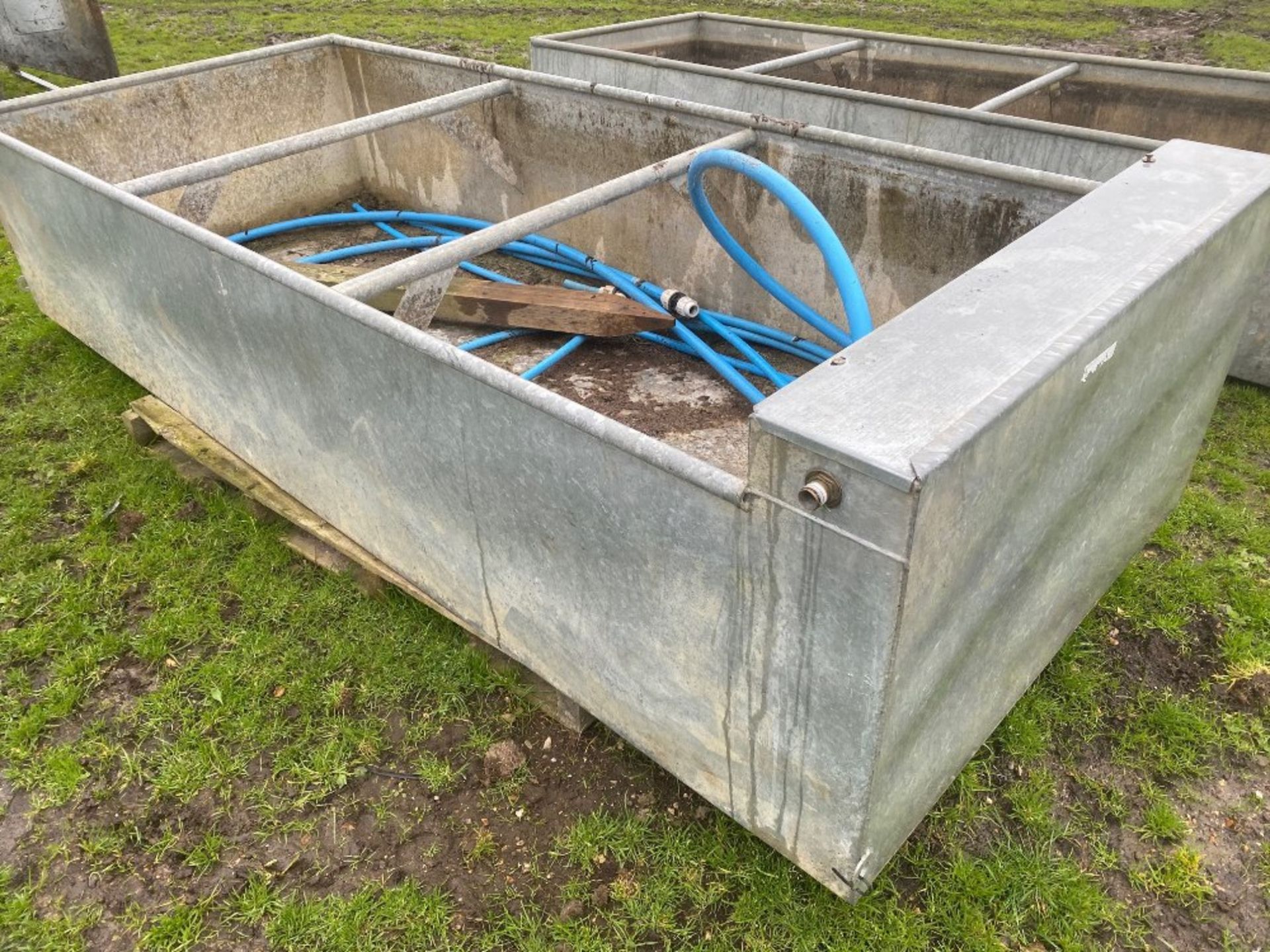 IAE water trough. Pipe not with it. Stored near Goring Heath, Reading. No VAT on this item. - Image 2 of 2