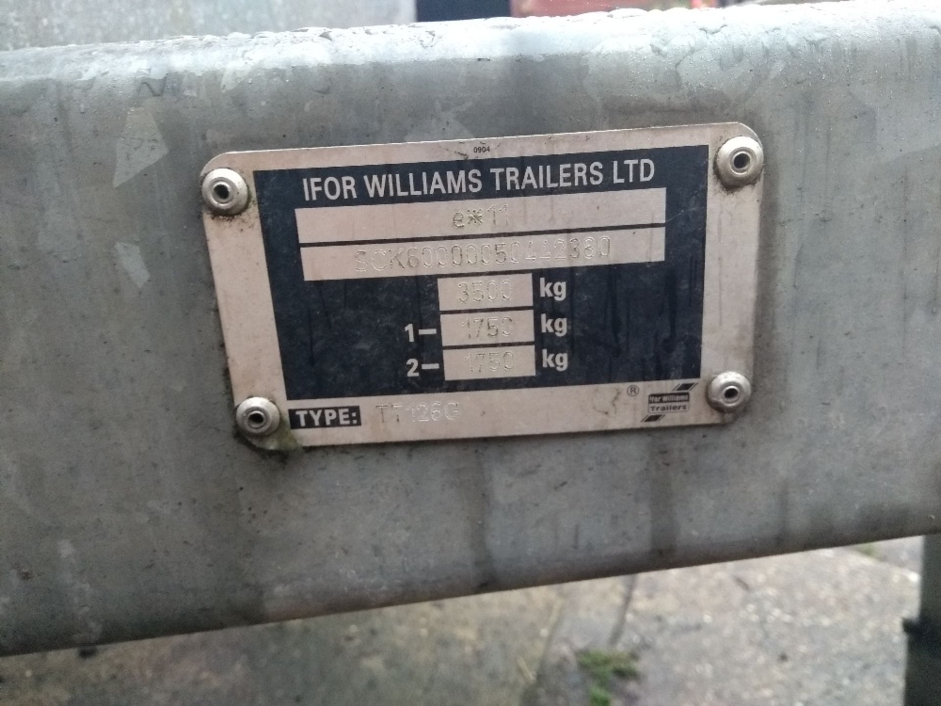 Ifor Williams Tipper trailer TT126G - 35 - Image 6 of 9