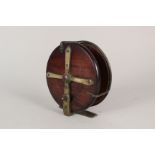 A Farlow wooden patent fishing reel,