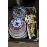 Various 19th Century and other plates and china