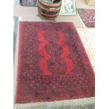 An Afghan rug,