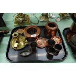 Two Victorian copper moulds,
