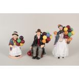 Three Royal Doulton figurines, Balloon Girl HN 2818,