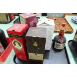 A bottle of Martell Medaillon VSOP cognac,