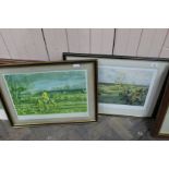 Two hunting prints, Lionel Edwards and A J Munnings,