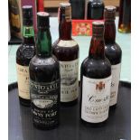 Two bottles of Cuesta Old East India brown sherry,