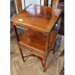 A Regency mahogany single washstand