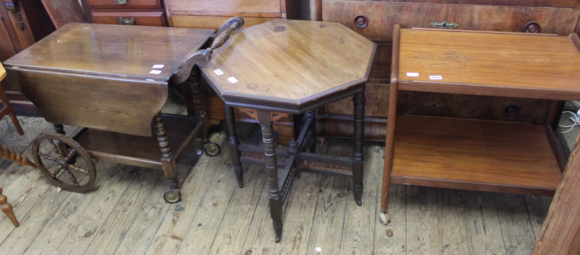 An Edwardian occasional table,