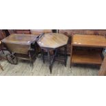 An Edwardian occasional table,