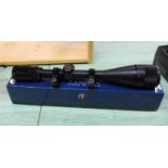 A Bushnell 'banner' dusk-down rifle scope 6-18x50,