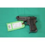 A Beretta 9mm cal S/A pistol, model 1934 but dated 1941 WWII issue, deactivated to new legal E.U.