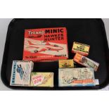 Boxed models to include Triang Minic Hawker Hunter, Lone Star track, Britains 173F farm implement,