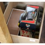 Boxed models to include Burago, Canadian Tonka forklift, Dinky,