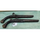 Two decorative Flintlock pistols