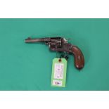 A German M1879 Reichs-Commissions revolver, in obsolete 106mm cal,