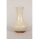 A St Ives Pottery cream glazed vase