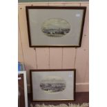 A pair of Lowestoft Regatta prints,