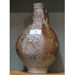 A 17th Century stoneware bellarmine,