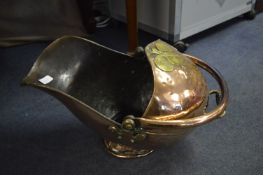 Copper & Brass Coal Helmet
