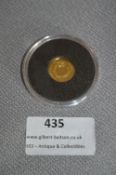 Queen Elizabeth II Solid 9ct Gold Coin - approx 1g