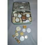 Selection of Pocket Watches and Spare Movements