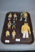 1980's Star Wars Planet Hoth Creatures and Figures