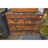 Victorian Mahogany Two over Two Chest of Drawers