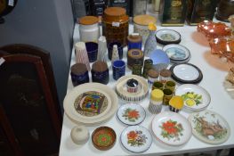 Collection of Hornsea Pottery Including Condiments, Storage Jars, Side Plates, etc.