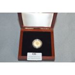 Guernsey Gold Proof £25 Coin - Queen Mother 95th Birthday 1995, approx 7.81g