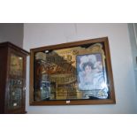 Large Framed Advertising Mirror - Coca-Cola