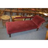 Edwardian Upholstered Chaise Lounge