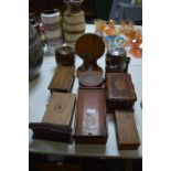 Trinket Boxes, Biscuit Barrels, Candlesticks, etc.