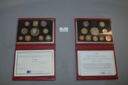 Two British Mint Proof Coin Sets - 1998 and 1999