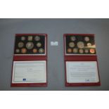 Two British Mint Proof Coin Sets - 1998 and 1999