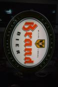 Large Illuminated Brewery Advertisement - Brand Bier