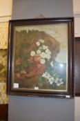 Large Watercolour - Still Life Flowers signed Lilly Brooks 1906