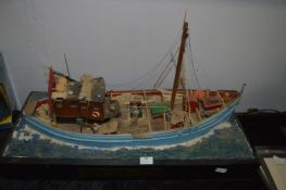 Large Scale Model Snibby Fishing Boat - M.V. Svendborg