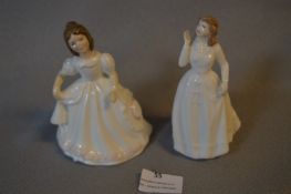 Two Royal Doulton Figurines - Joy & Amanda