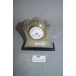 Silver Cased Mantel Clock - Birmingham 1922